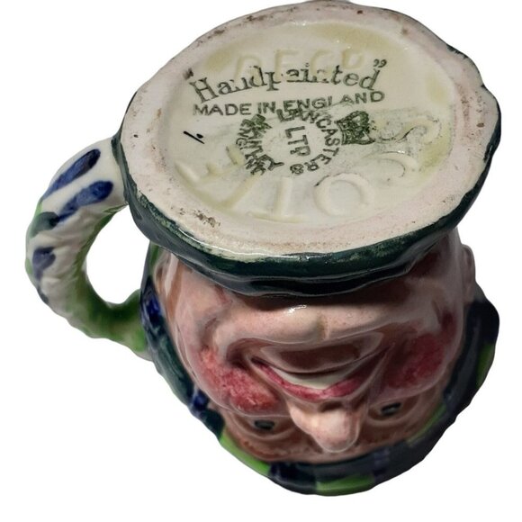 VTG Toby Jug Character Scottie Ceramic Lancaster England Small 2.5" - Picture 3 of 7